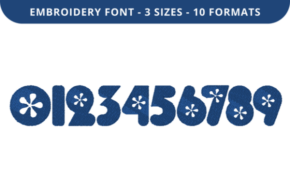 Daisy Font 0 to 9
