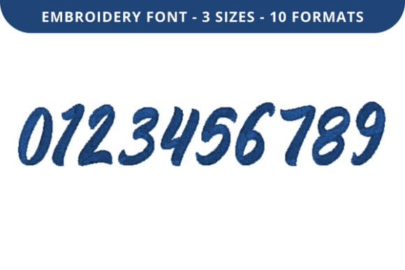 Fenden Font 0 to 9