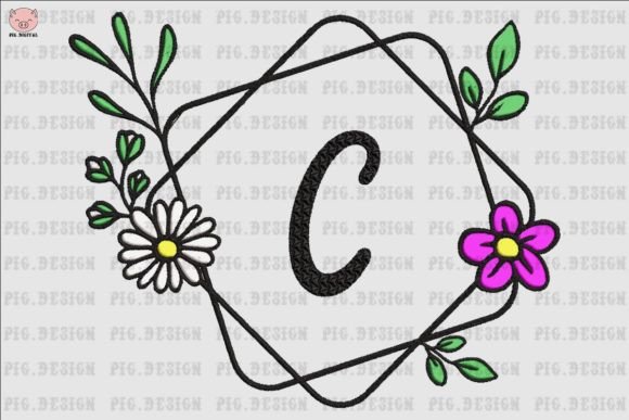 Flower Daisy Font C