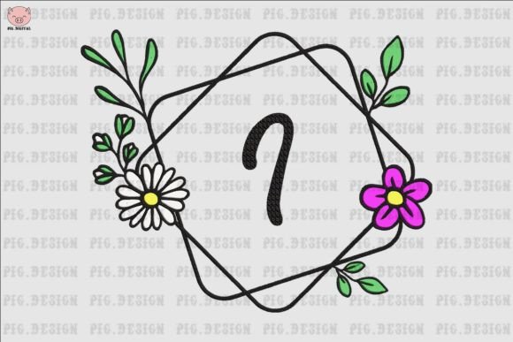 Flower Daisy Font I