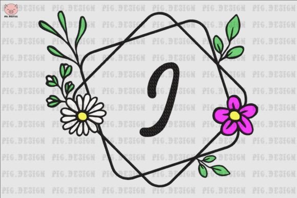 Flower Daisy Font J