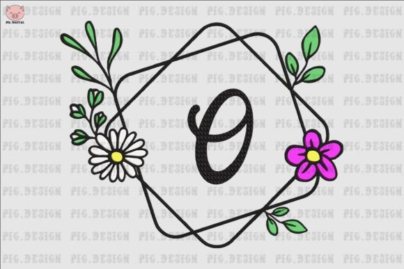 Flower Daisy Font O