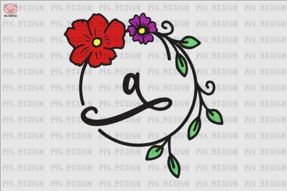 Flower Font A
