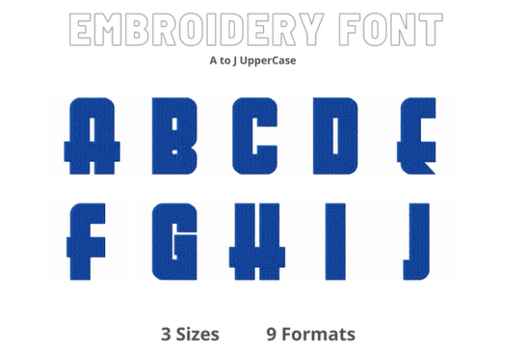 Font a to J