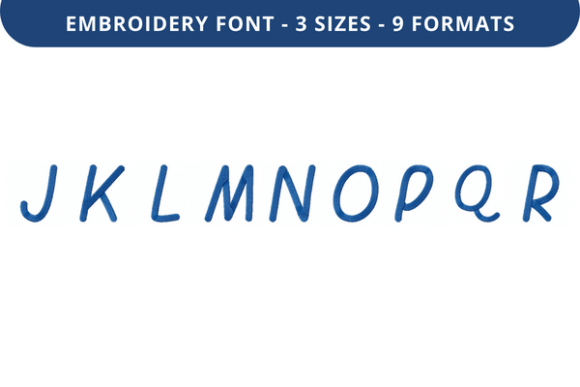 Quiet Dindle Font J to R: A Seasonal Embroidery Staple