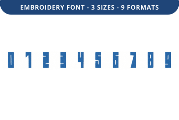 Rogue Fleet Font 0 to 9